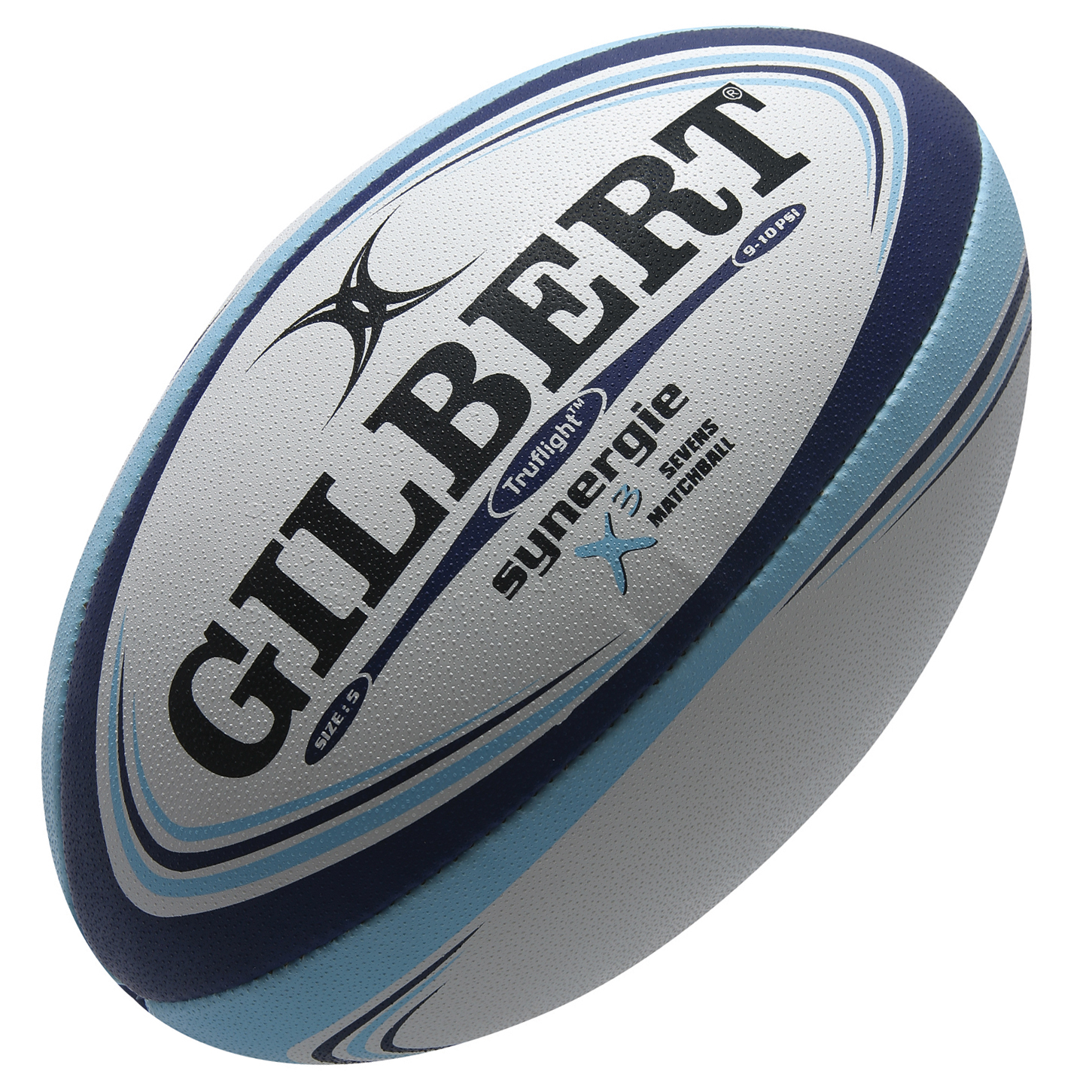 Ballon Seven SYNERGIE X3 Match Marine/Bleu noir, à personnaliser avec le logo de votre club. Ballon Seven SYNERGIE X3 Match Marine/Bleu noir